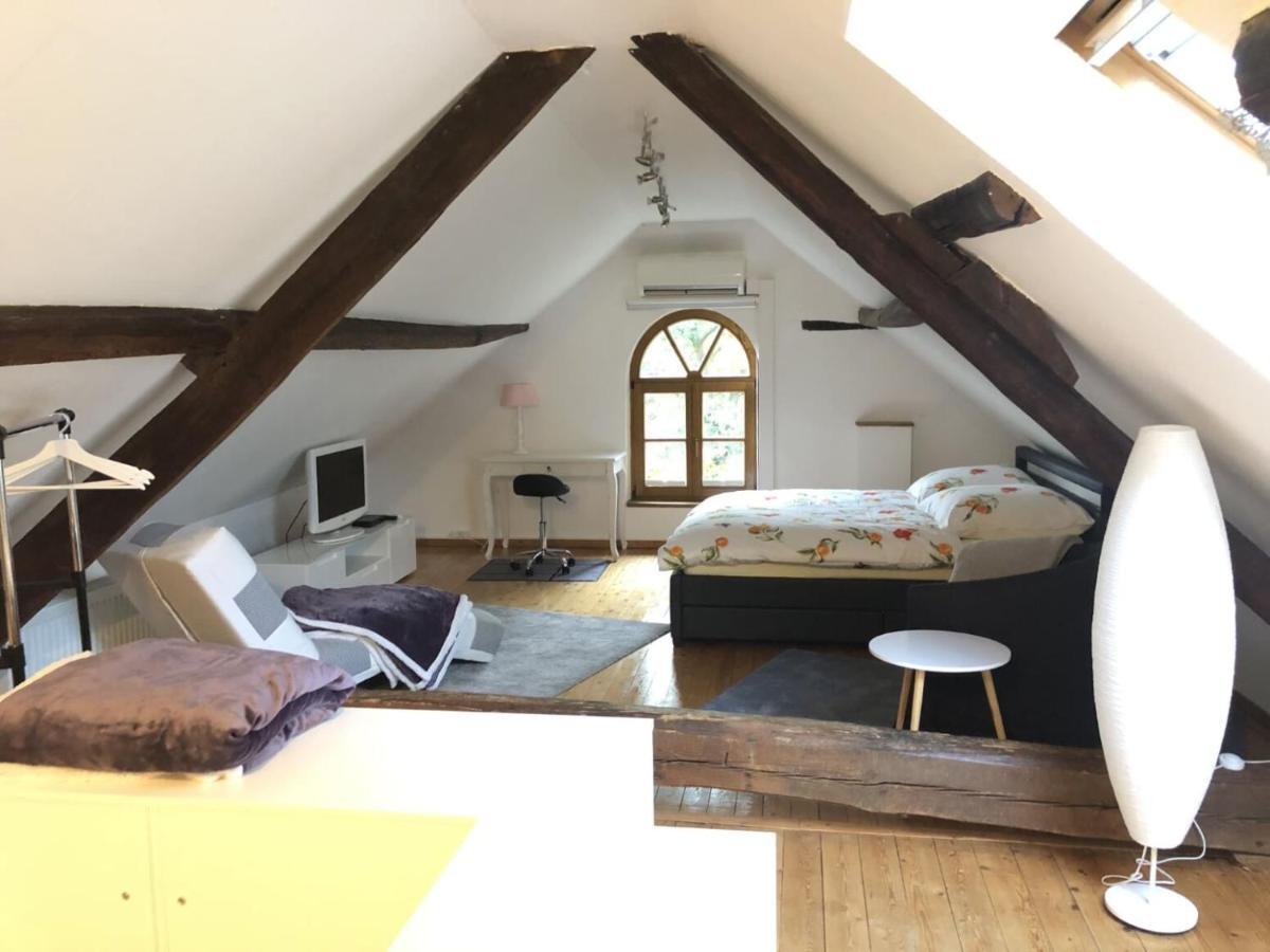Ferienwohnung auf denkmalgeschütztem Sturmhof Grefrath Exterior foto